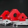 Ímã de solda pequeno triangular, fixador de soldagem magnético forte para uso doméstico, ferramenta de posicionamento multiângulo, fácil de usar e durável