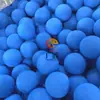Bola de massagem semicircular eva pistola de liberação miofascial bola de massagem EVA fitness relaxamento muscular pegar massagem acessórios de vibração cabeça da bola