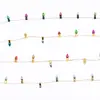 Cadena de Luces Navideñas Decorativa Cadena de Luces Pequeñas Cuentas de Luz Brillantes Galvanizadas Decoración de Guirnalda para Árbol de Navidad Accesorios Navideños para Bricolaje
