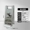 Señal de Acero Inoxidable en Forma de A, Precaución Resbaladizo, Señal de Prohibido Estacionar, Señal de Limpieza en Curso, Señal de Obra