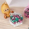 Conjunto de anéis coloridos para esmalte de unha com 80 peças para remover pele morta conjunto de anéis para esmalte de unha com rolamento de anel de areia