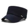 Chapéu masculino de meia-idade, cor sólida, chapéu alto plano, moda primavera e outono, aba curta, boné, boné casual, marca da moda, tudo combina
