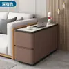Armário Lateral para Sofá de Sala de Estar, Aparador com Sensação de Luxo Leve e de Alta Qualidade, 30cm de Largura, Armário Lateral Ultra-Estreito Pequeno, Mesa Lateral Moderna Simples
