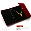 Caja de Regalo de Tres Piezas Doradas para Boda Caja para Collar de Perlas de Doble Apertura Caja de Regalo para el Día de la Madre Collar con Anillo de Perlas Pendientes