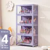 Rack de Exibição para Armazenamento de Caixas Surpresa Dopamina Pop Mart Caixa de Armazenamento para Modelos Armário de Exibição à Prova de Poeira para Blocos de Construção Bonecos