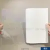 Filme de Laminação a Frio A4 Autoadesivo Transparente Insígnia de Glitter Prata Escovado Foto DIY Filme Protetor Folha Filme de Selagem a Laser