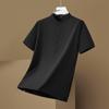 Camisa masculina plus size de manga curta, casual, para negócios, solta, multicolorida, plus size, camisa plus size de manga curta para homens