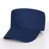 Camuflado Chapéu Militar Moderno de Copa Reta Estilo Coreano Casual Esportes ao Ar Livre Aba de Pato Chapéu de Sol para Homens e Mulheres Cor Sólida Chapéu de Primavera e Outono