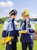 Ropa de asalto para uniforme de escuela primaria ropa para clase de deportes infantil ropa para jardín de infantes primavera y otoño traje de tres piezas en uno