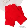 Guantes de Invierno para Mujer con Terciopelo y Engrosamiento Estilo Coreano a Prueba de Frío Lindos para Ciclismo Pantalla Táctil Calientes de Piel de Conejo Tejidos Guantes al por Mayor