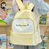 Mochila moderna y única para chicas de secundaria, estilo coreano de alta estética, bolso de hombro fresco y lindo de lunares para estudiantes de preparatoria