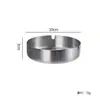 Ashtray Anticaída de Metal Acero Inoxidable para Hotel Hogar Cafetería al por Mayor Restaurante Regalo Ashtray Engrosado Duradero