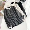 100kg Plus Size Outono e Inverno Nova Moda Elegante Renda na Cintura Manga Longa Camisa Top Quente 9147 para Meninas Gordas