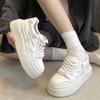 Zapatos Blancos Nuevos 2024 para Mujer Estilo Chanel Suela Gruesa Primavera Combinan con Todo Zapatos Loafers Casuales Zapatillas de Pan para Mujer a la Moda