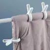 Pinzas para secar ropa, seguras y a prueba de viento, duraderas, pinzas para edredón que no marcan, pinzas para fijar punto de cruz, pinzas prácticas