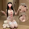 Shangyi Roupa Íntima Sexy Estilo Puro Desejo Seios Pequenos Parecem Maiores Push-Up Alça de Aço com Bojos Doce Desejo Conjunto de Colete Cereja 8426