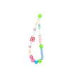 Cadena de acrílico para teléfono móvil con cuentas, cordón mixto para niñas, nuevo colgante sencillo para teléfono móvil, joyería pequeña
