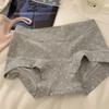 Ropa Interior de Algodón de Fibra Larga para Mujer, Control de Abdomen, Ajuste a la Cadera, Bóxers Briefs, Entrepierna Extendida, Algodón Completo, Talla Extra, Ropa Interior de Cintura Media para Mujer