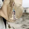 Colgante Plano con Motivos de Ópera China Tradicional, Llavero de Acrílico, Personaje Lindo Estilo Chino, Adorno Colgante Transfronterizo, Producto Nuevo