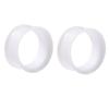 Brincos de Expansão de Orelha Piercing Personalizados de Acrílico Oco Sino Aurícula Tambor de Cintura Sólido Preto e Branco Transparente Transfronteiriços Tudo-em-Um