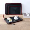 Bandeja Japonesa de Espadas Duplas Elegante e Bonita Prato de Assar para Restaurante Japonês Bandeja de Chá Tamanho Retangular 3