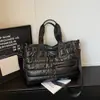 Bolsa de Viaje, Bolsa de Equipaje Ligera, Bolsa Plateada de Gran Capacidad, Bolsa de Algodón de Moda para Mujer, Bolsa Tote, Bolso Cruzado de Mano