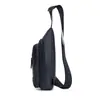 Bolso de Pecho para Hombre, Moderno y Versátil, Color Sólido, Diseño Simple, Nuevo Modelo 2026, Gran Capacidad, Viajes al Aire Libre, Portátil, Bolso Cruzado Impermeable