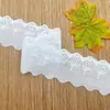 Encaje de algodón, accesorios para vestidos de novia y ropa infantil, accesorios para prendas bordados por computadora listos para usar, encaje, encaje de hilo de algodón