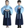 Disfraz Infantil Hanfu Guoxue Ropa de Performance para Niños y Niñas Estudiantes de Primaria Ropa de Performance para Ceremonia de Escritura del Sutra de Tres Caracteres