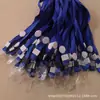 Lanyard de hebilla de cuero azul 1.0 set de tarjetas de identificación Lanyard de hebilla de plástico Lanyard de alambre dorado Papelería al por mayor Especial