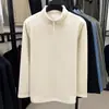 Liquidación de Sudaderas de Forro Polar de Excedente de Comercio Exterior para Hombre, Capa Base de Forro Polar Casual con Media Cremallera y Cuello Alto