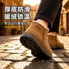 Nuevos Zapatos de Invierno para Mujer Birkenstock de Suela Gruesa Botas de Nieve para Mujer Zapatos de Piel Engrosada con Terciopelo Mocasines Cálidos Zapatos de Algodón para Madre