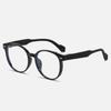 Novos Vidros TR Frame Elastomeric Paint Glass Legs Confortáveis Pequenos Fresh Plain Artístico Retro Anti-Blue Light Glasses para homens e mulheres