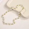 Collar de Perlas Estilo Francés Nk-296, Suministro Directo del Fabricante, Estilo Corto, Gama Alta, Nicho, Lujo Ligero, Nuevo Modelo para Mujer, Artículo Popular de Celebridad de Internet