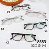Nuevo anti-luz azul en stock al por mayor simple ultraligero nuevo maquillaje montura de gafas TR90 comercio electrónico transfronterizo universal 8553