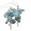 Brincos Florais Coloridos Super Fada para Mulheres, Brincos com Atmosfera Estilo Férias na Praia de Verão, Brincos Pequenos Frescos e Doces Estilo Floresta