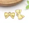 Kit de Materiales para Joyería DIY Colgante de Acero Inoxidable Dorado con Lazo Estilo Lujo de Nicho - Collar Pendientes Pulsera