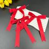 Corbata de Seda Lazo Anudado a Mano Vela para Pastel Vela Botella de Vino Tinto Caja de Regalo Paquete de Regalo Botella de Perfume Cinta Decorativa