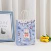 Nueva bolsa de regalo impresa con dibujos animados, bolsa de regalo para fiesta de cumpleaños infantil, lindo bolso de mano de conejo al por mayor