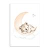 Nombre personalizado Dibujo animado Animal Nombre inglés para niños Alfabeto Lienzo para colgar para dormitorio Pintura decorativa Núcleo
