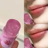 Herorange~Flor de Labios Bálsamo Labial Elegante Hidratante, Hidratante, Anti-Sequedad, Reduce Líneas de Labios, Bálsamo Labial con Color
