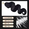 Peruca de Cabelo Humano Cabelo Crochê Trançado Cabelo Real Peruca de Cabelo Humano para Cabeça Inteira Cabelo Humano Transfronteiriço Europeu e Americano