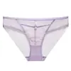 Roupa Íntima Feminina Sexy, Renda de Malha Ultrafina Estilo Francês, Roupa Íntima de Tamanho Grande, Forro 100% Algodão, Levanta Bumbum, Calcinha Triângulo de Cintura Baixa