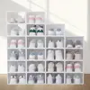 Caja de Zapatos de Plástico para Entrada del Hogar, Zapatero Simple, Solución de Almacenamiento de Zapatos para Dormitorio, Caja de Almacenamiento Zapatero Ahorrador de Espacio, Caja de Zapatos