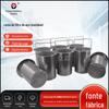 Elemento de filtro de cesta de aço inoxidável Zhongying 304 cesta de filtro resistente a altas temperaturas ácido e álcalis