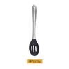 Juego de utensilios de cocina de 11 piezas de silicona personalizada OEM con mango de madera, juego de utensilios de cocina de silicona antiadherente, cuchara para cocinar, espátula, vajilla de silicona