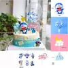 Decoración de pastel de cumpleaños Doraemon Doraemon Hello Kitty decoración cabeza que se mueve Día del Niño celebridad de internet