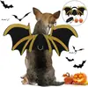 Halloween divertido disfraz de murciélago para mascotas gato Perro Grande golden retriever perro bulldog francés transformación de gato murciélago atuendo
