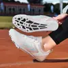 Nuevos Zapatos de Pista y Campo para Hombres y Mujeres Jóvenes Zapatos con Clavos Zapatos de Entrenamiento Zapatos Deportivos para Maratón y Running Transfronterizos Fabricantes Venta al por Mayor