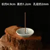 Bandeja de Incenso Cerâmica Suporte para Incenso Compacto Cabacinha Doméstica Inserção de Incenso Portátil Suporte Multifuncional para Acessórios Queimador de Incenso Inserção de Incenso